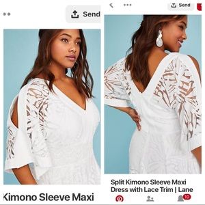 lane bryant kimono dress